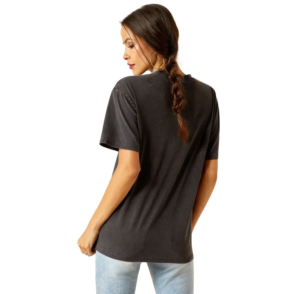 10051274 Ariat Women's Rolling Thunder Short Sleeve T-Shirt - Black