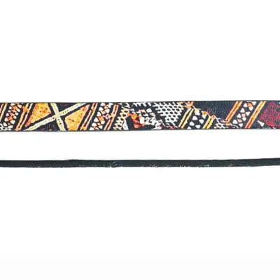 10mm Tribal Printed Flat Leather