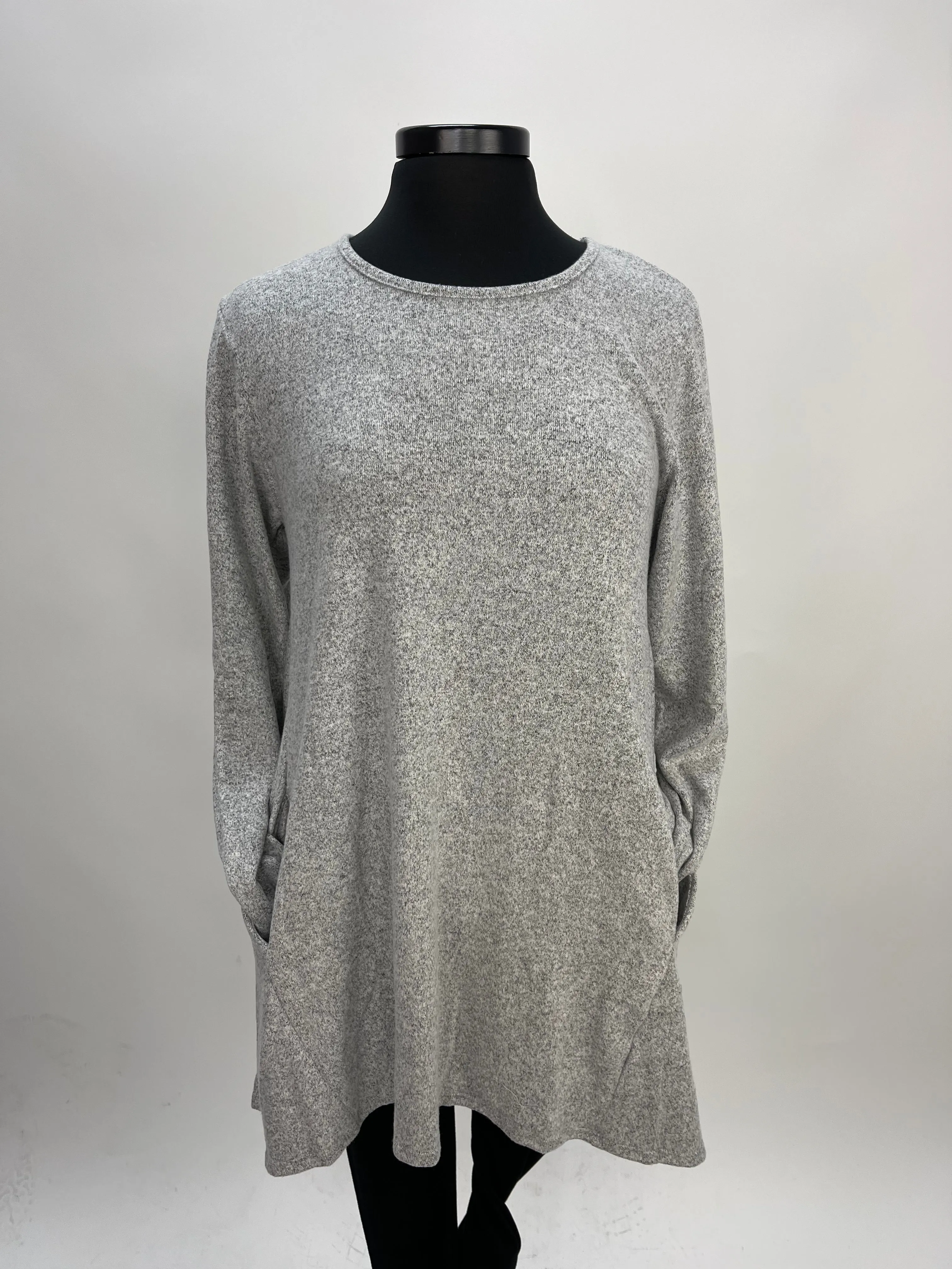 2AM Long Sleeves Tunic - Salt Hacci