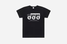 3sixteen Records Heavyweight T-Shirt ~ Black