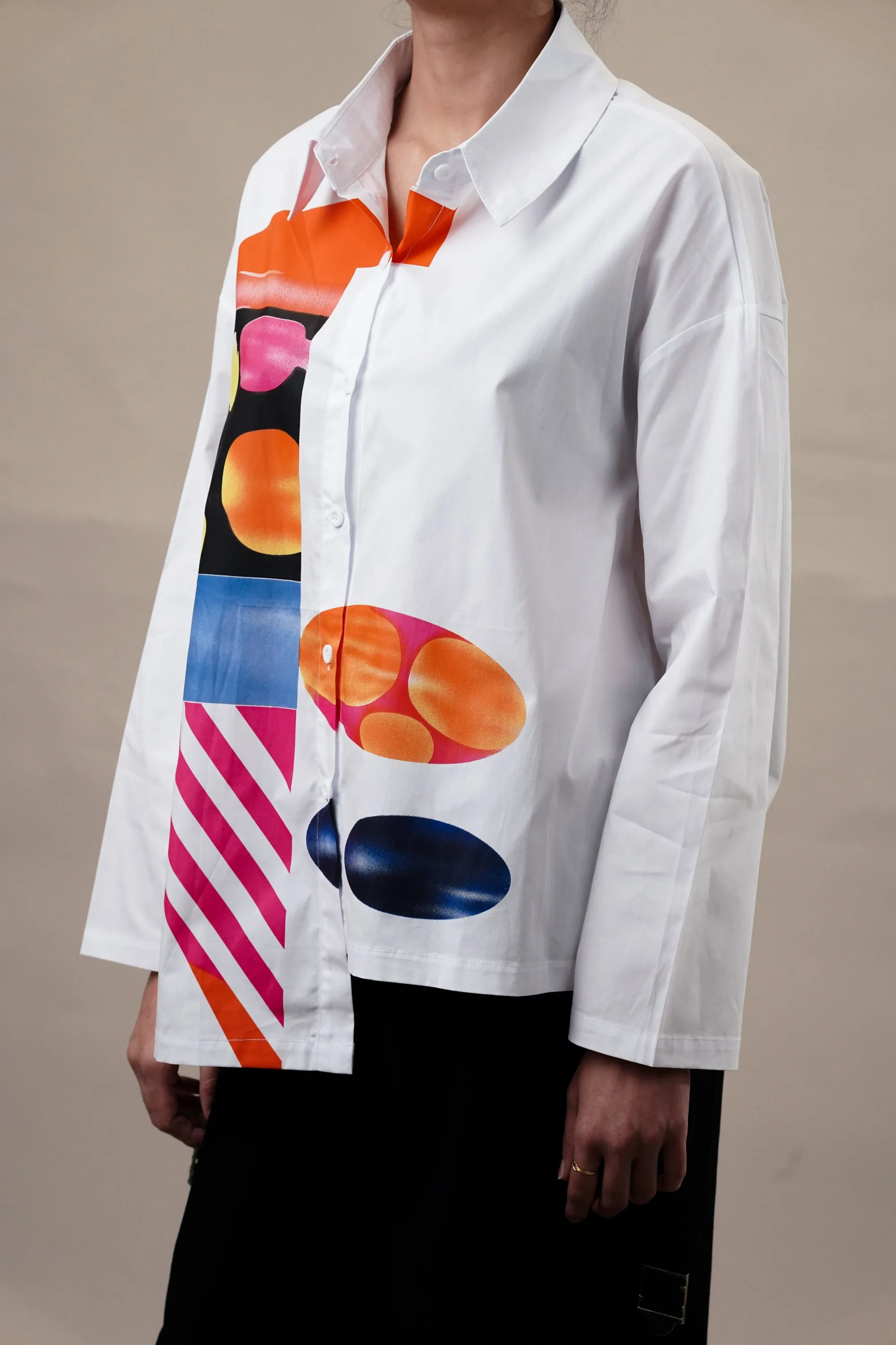 Abstract Pop Oversized Shirt