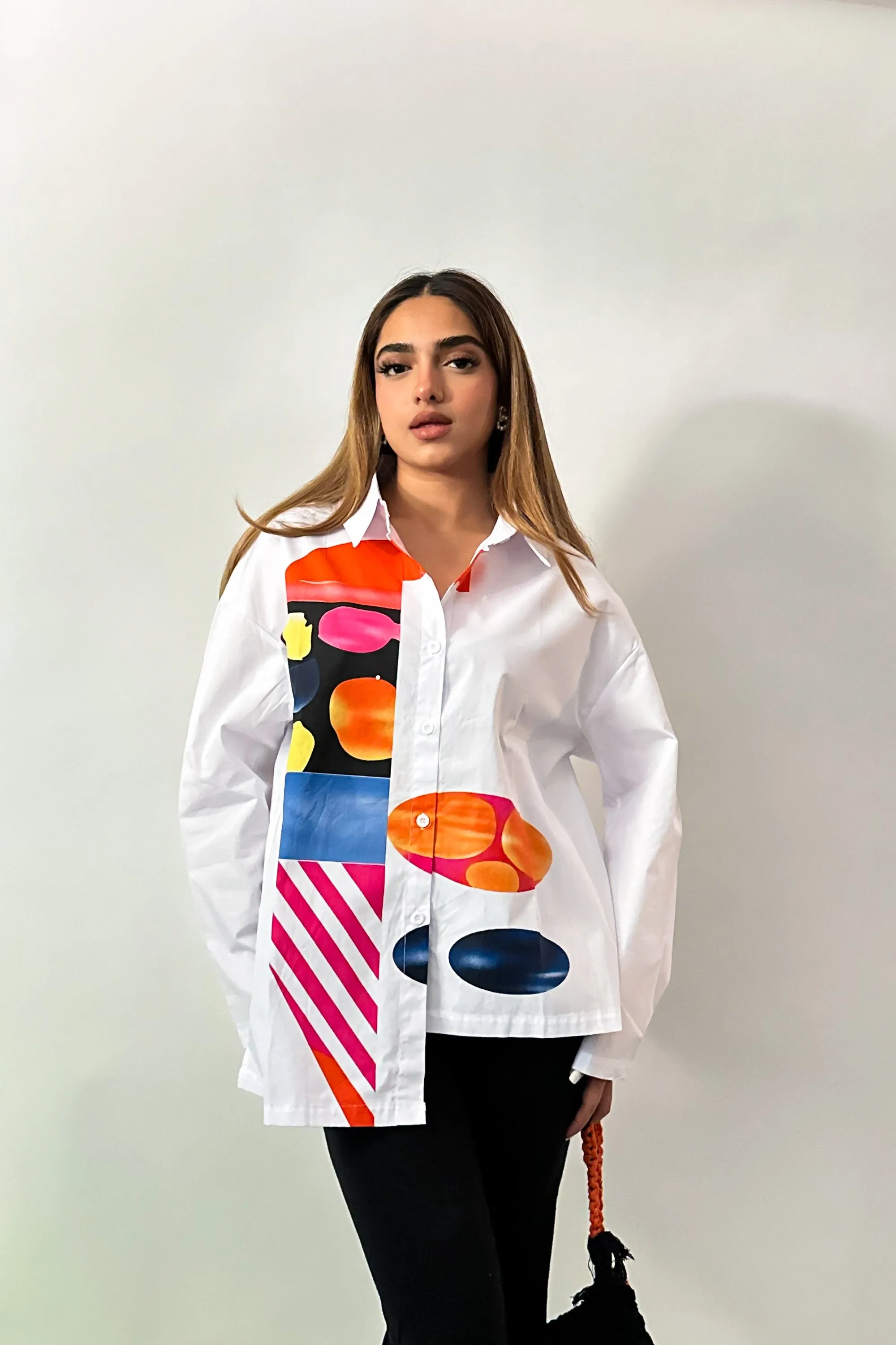 Abstract Pop Oversized Shirt