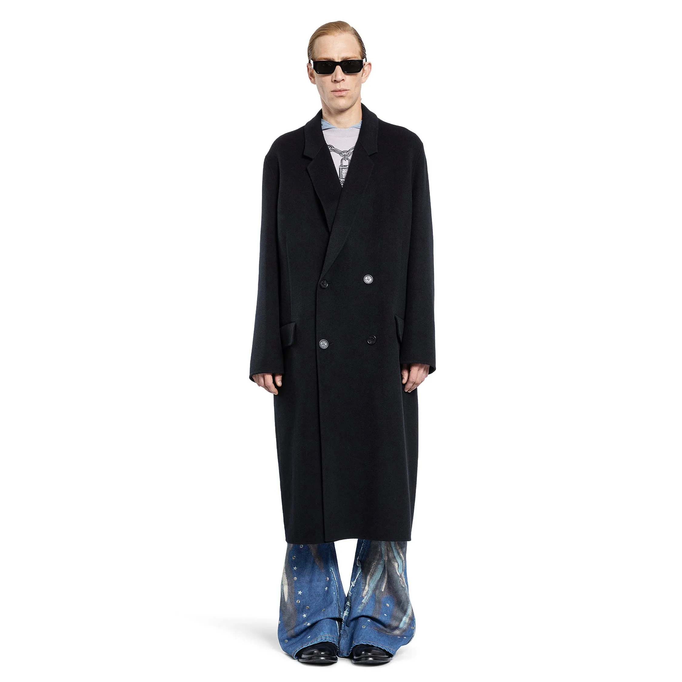 ACNE STUDIOS MAN BLACK COATS