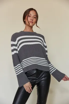 Adi Striped Knit Pullover