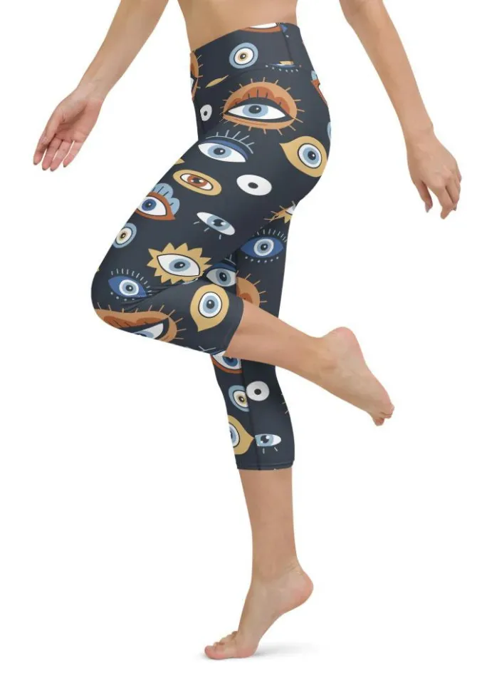 All Eyes On Me Yoga Capris