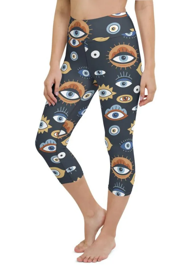 All Eyes On Me Yoga Capris