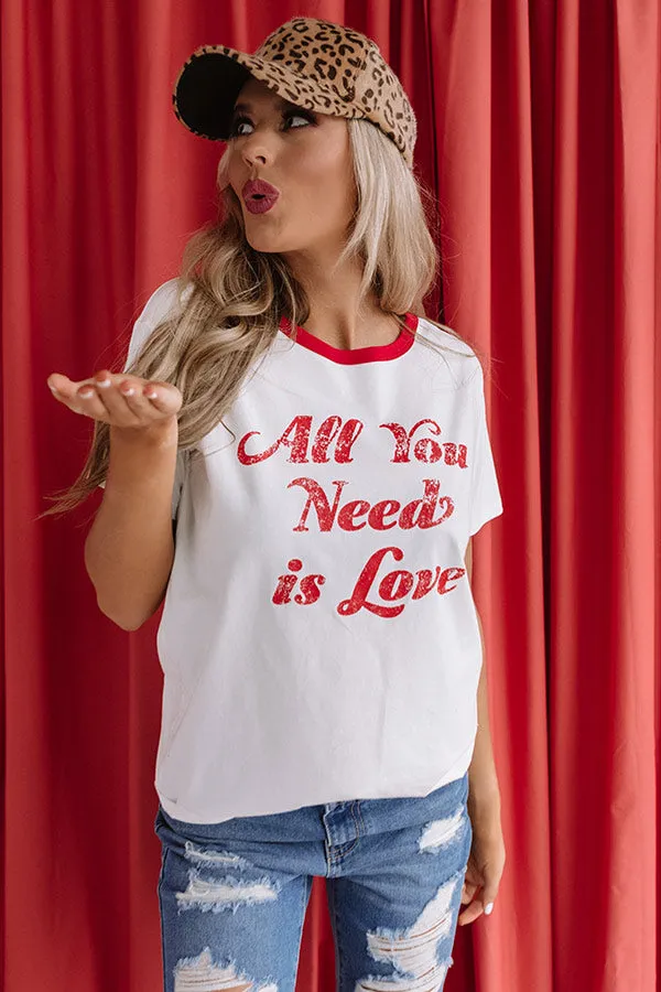 All You Need Is Love Ringer Tee