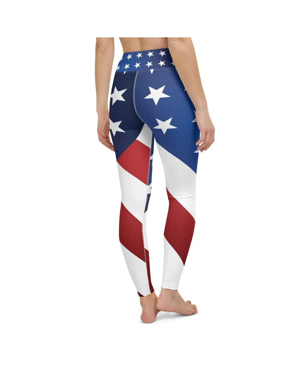 American Flag Yoga Pants