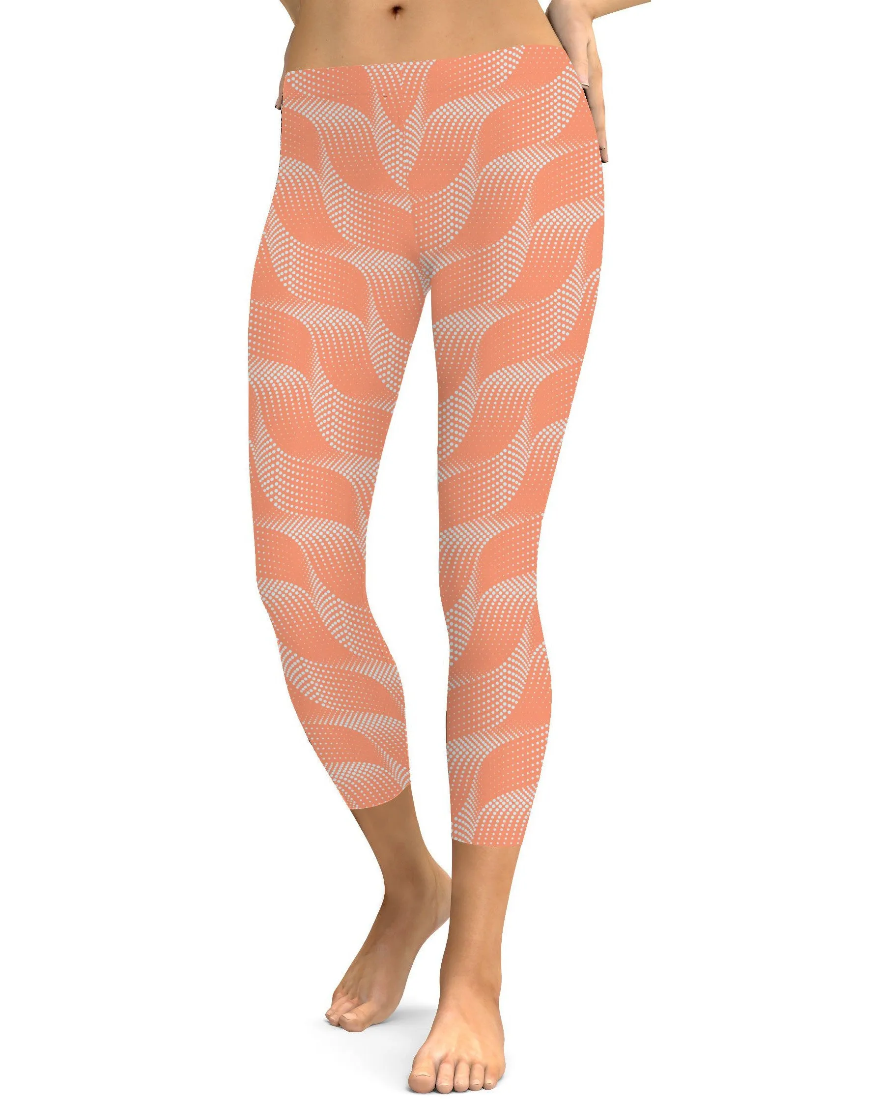 Apricot Wave Capris