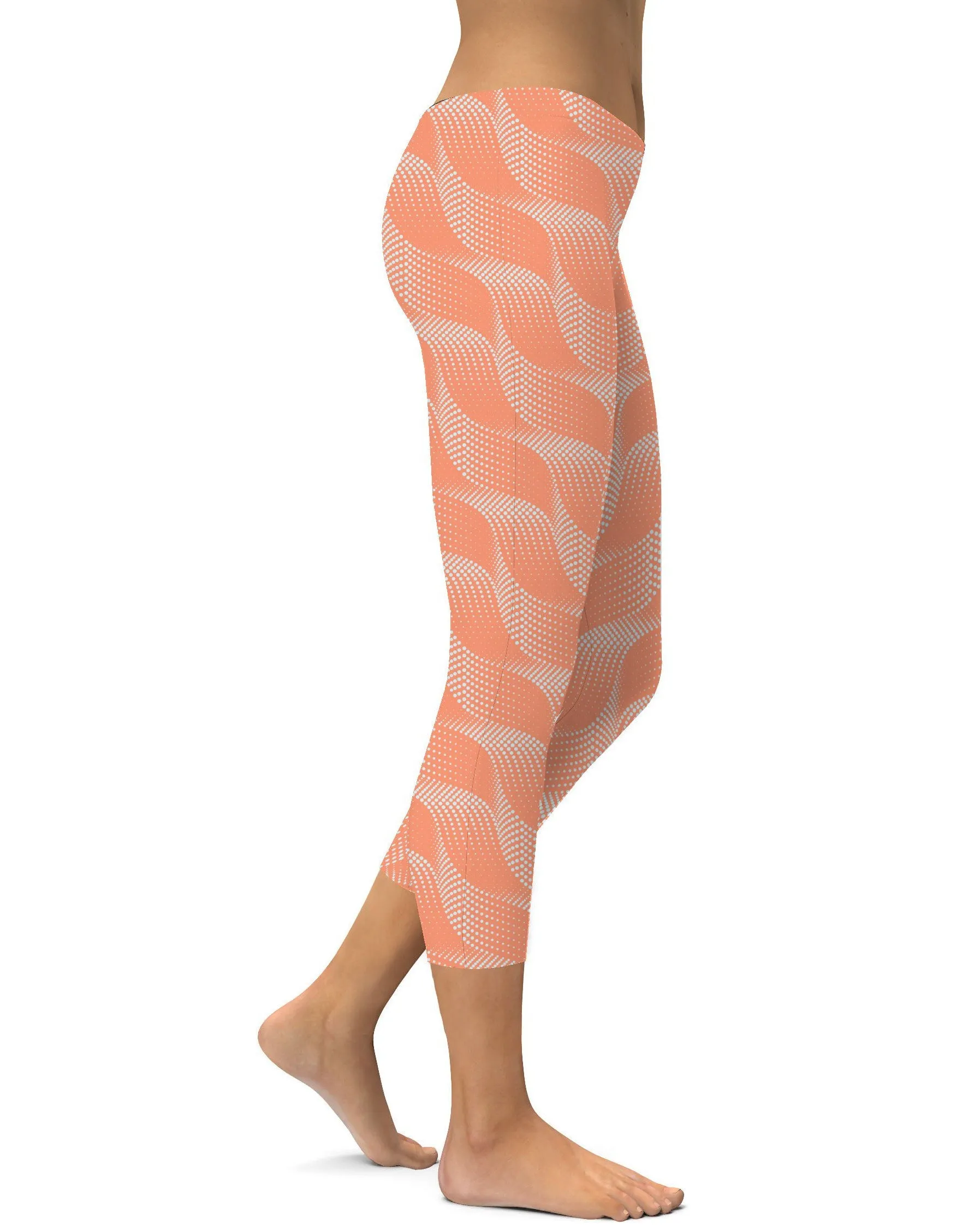 Apricot Wave Capris