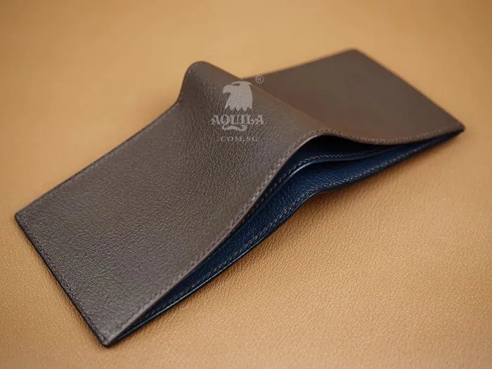 Aquila goat skin bifold wallet