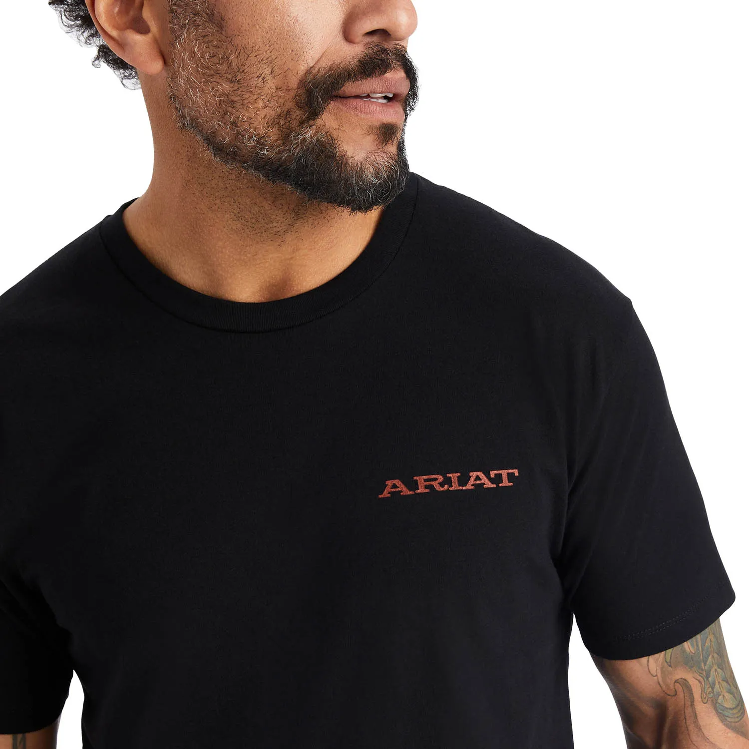 Ariat Men's Bronc Buster T-Shirt, Black