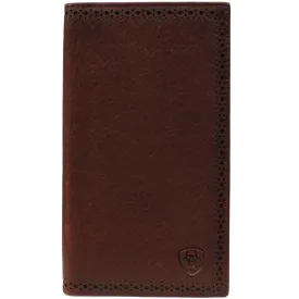 Ariat Men's Solid Brown Rodeo Wallet