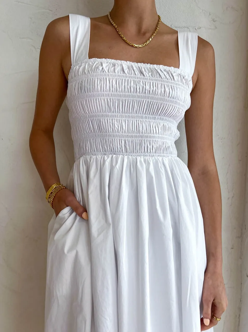 Assembly Label Eline Dress in White