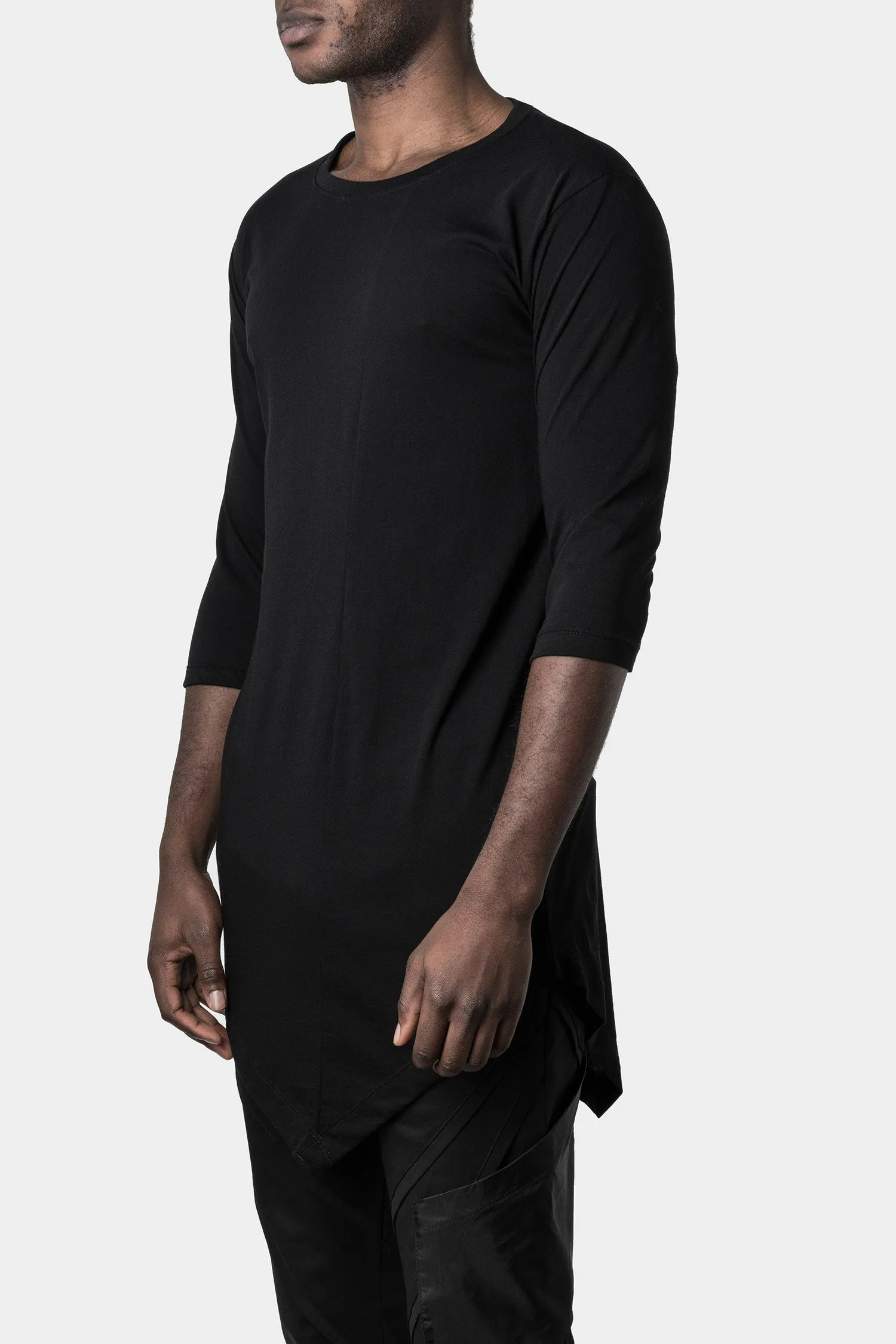 Asymmetric cotton t-shirt