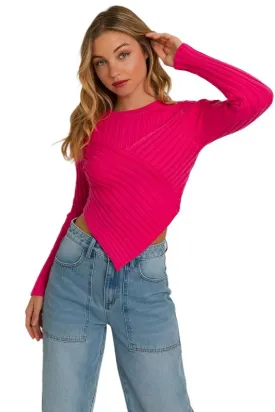 Asymmetrical Hem Sweater Top