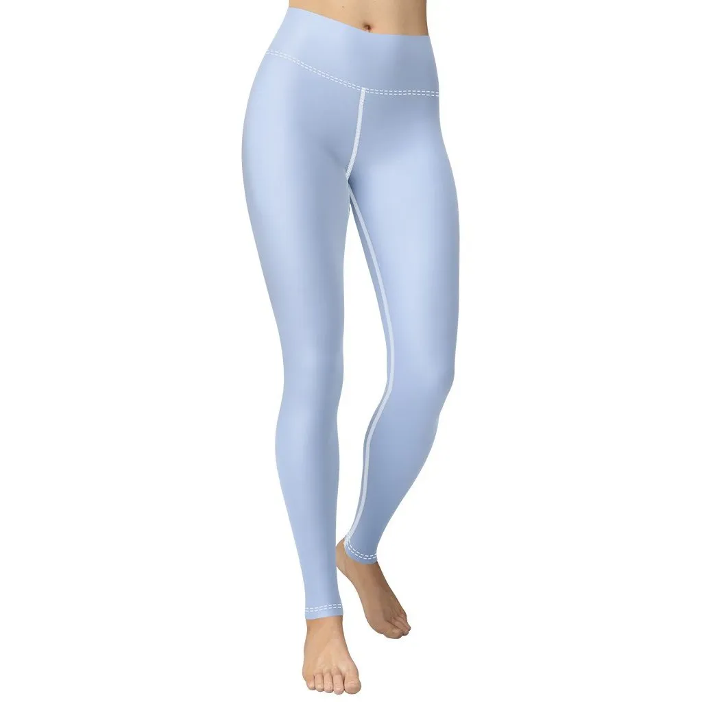 Baby Blue Yoga Leggings