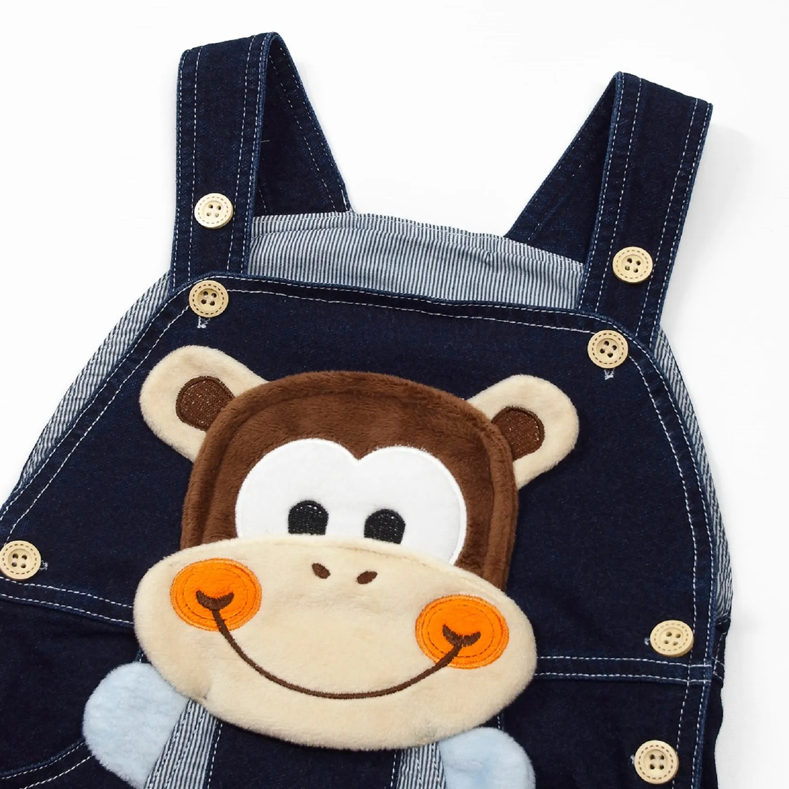 Baby Cotton Knitted Jeans Skin-friendly Overalls