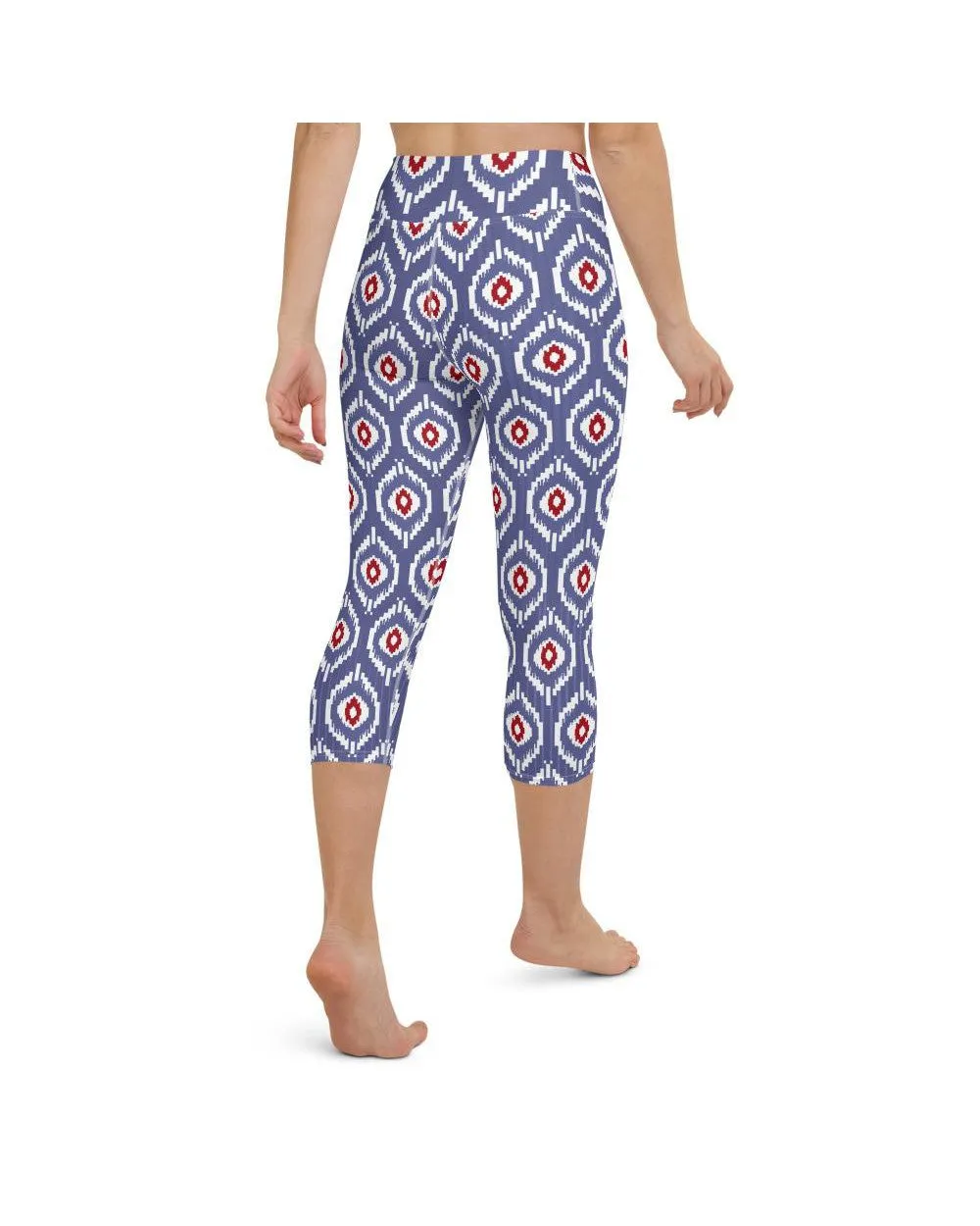 Batik Inspired Yoga Capris