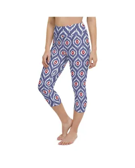 Batik Inspired Yoga Capris