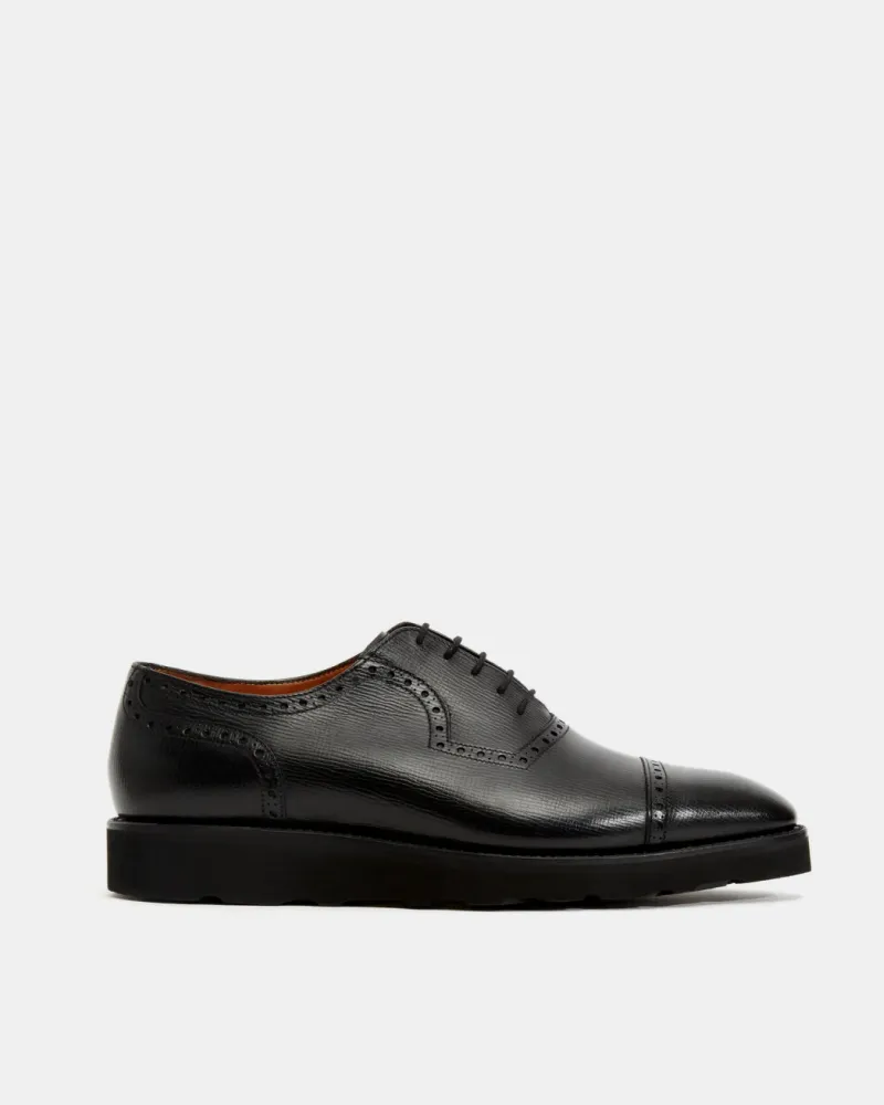 Black Brogue Lightweight Dress Shoe