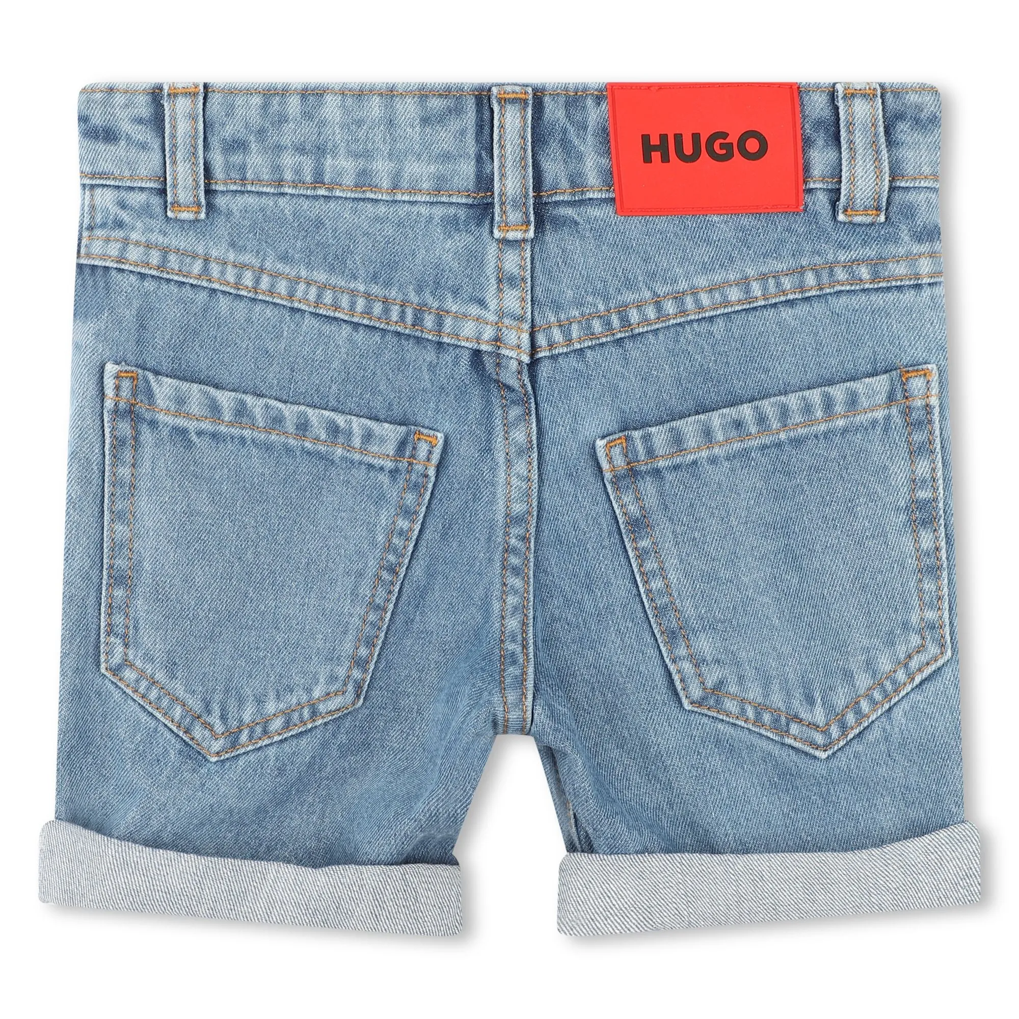 Blue Denim Bermuda Shorts