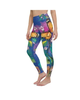 Blue Metamorphosis Yoga Pants