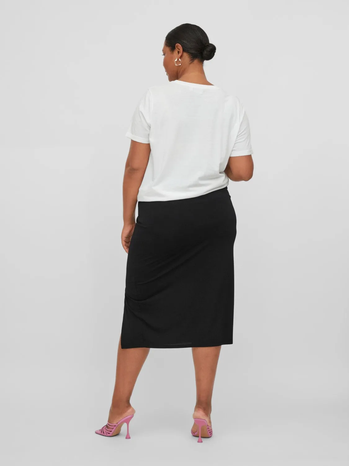 Borneo High Waisted Skirt (Black)