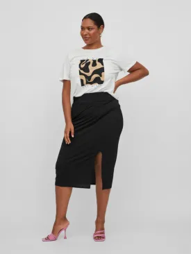 Borneo High Waisted Skirt (Black)