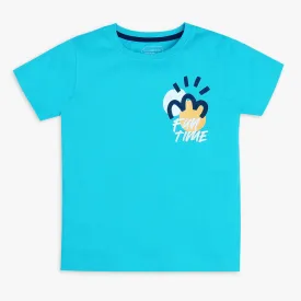 Boys Regular Fit Printed T-Shirt