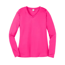 C2246W Ladies Long Sleeve V-Neck Competitor Tee