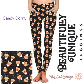 Candy Corny - Hey Cute Design (Semi-Exclusive) - Pocket Leggings