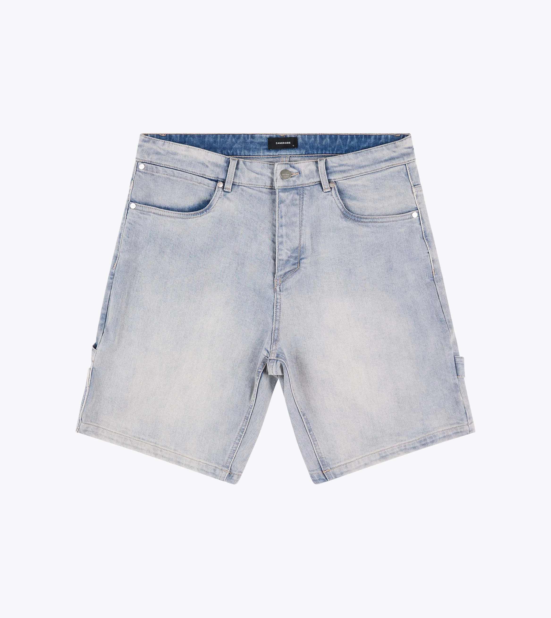 Carpenter Denim Short Lt Blue