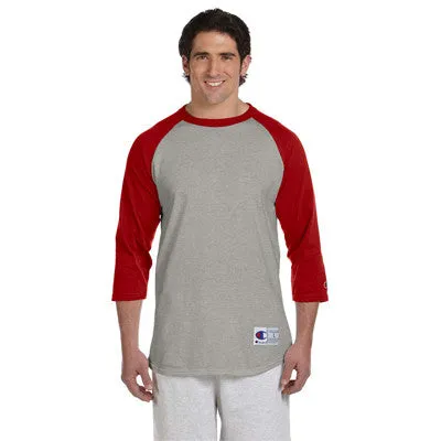 Champion Adult 6.1oz. Tagless Raglan Baseball T-Shirt