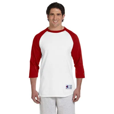 Champion Adult 6.1oz. Tagless Raglan Baseball T-Shirt