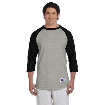 Champion Adult 6.1oz. Tagless Raglan Baseball T-Shirt