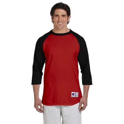 Champion Adult 6.1oz. Tagless Raglan Baseball T-Shirt