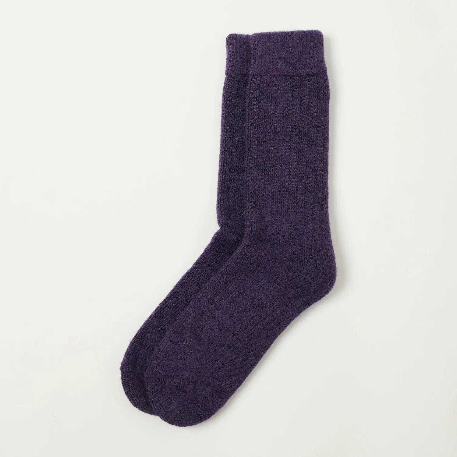 Chamula Alpaca Super Warm Socks - Purple