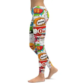 Comic Book Super Hero Leggings