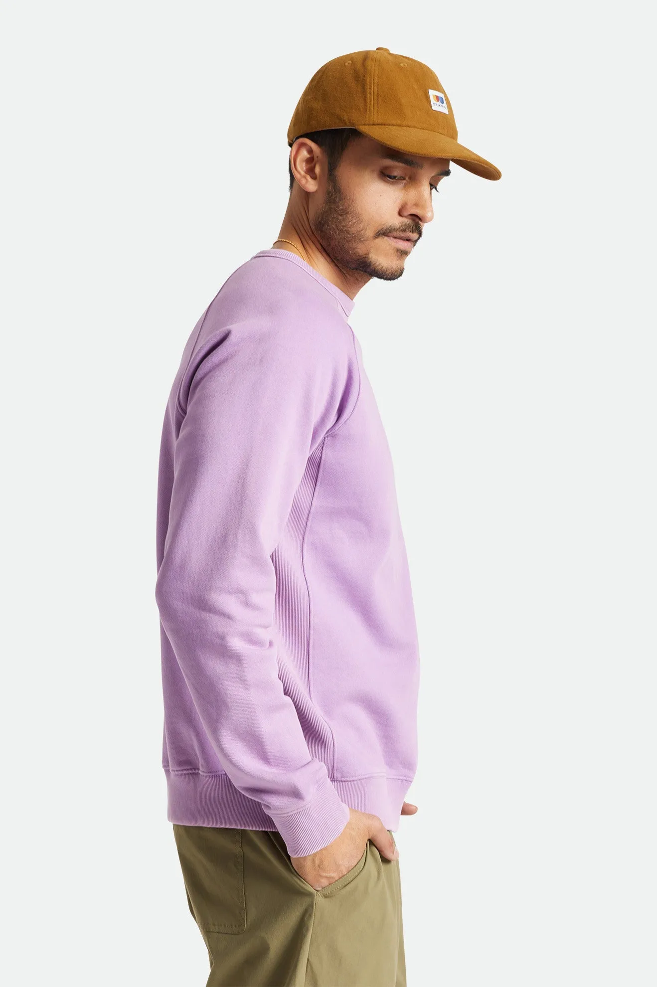 Cooper Reserve Raglan Crew - Washed Orchid