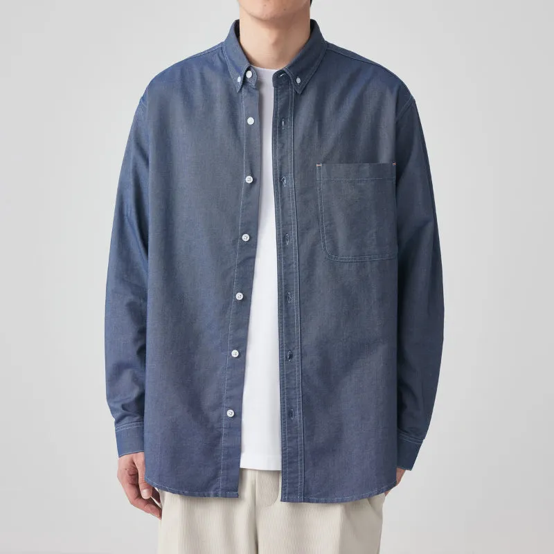 Cotton Oxford Long Sleeve Shirt