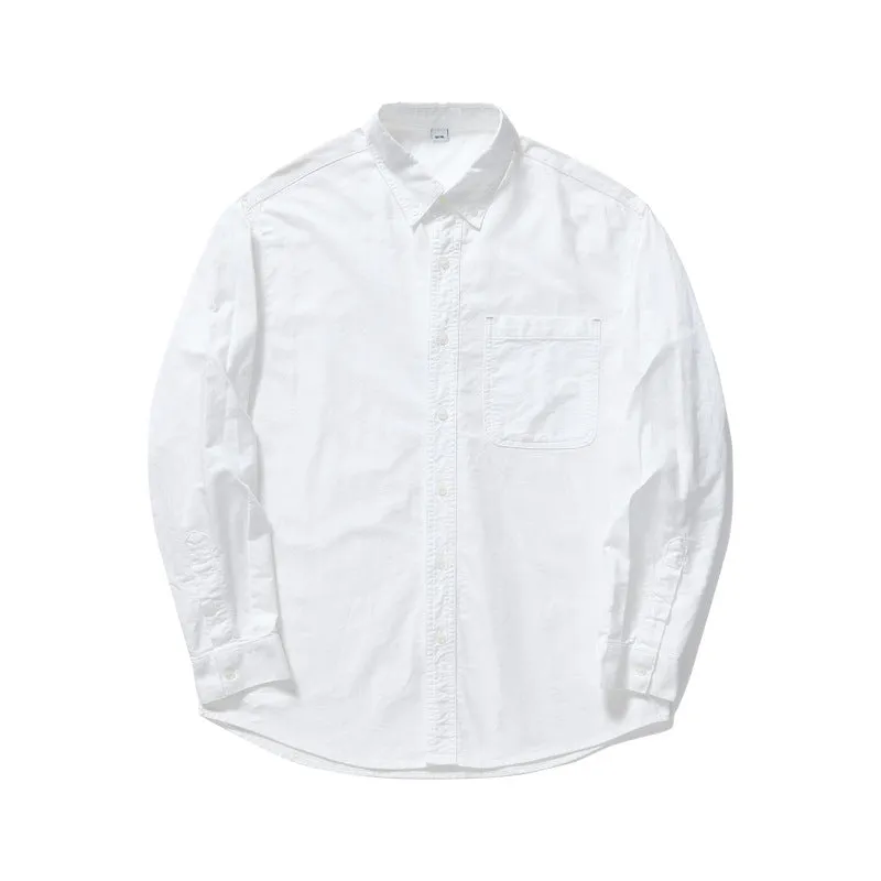 Cotton Oxford Long Sleeve Shirt