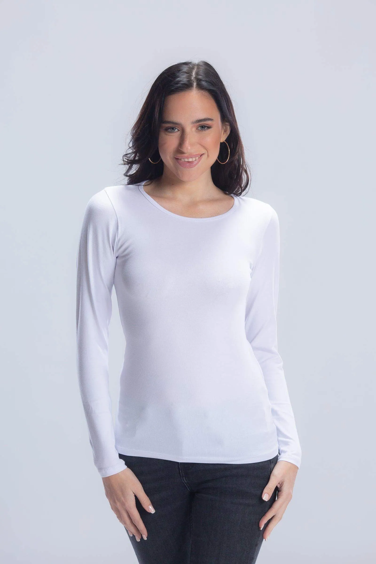 Cotton Round Neck Top