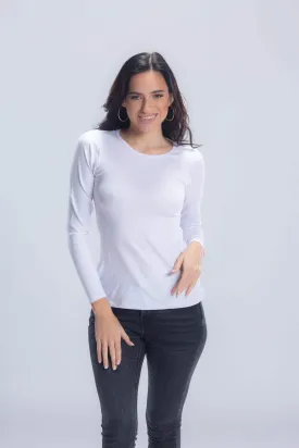 Cotton Round Neck Top