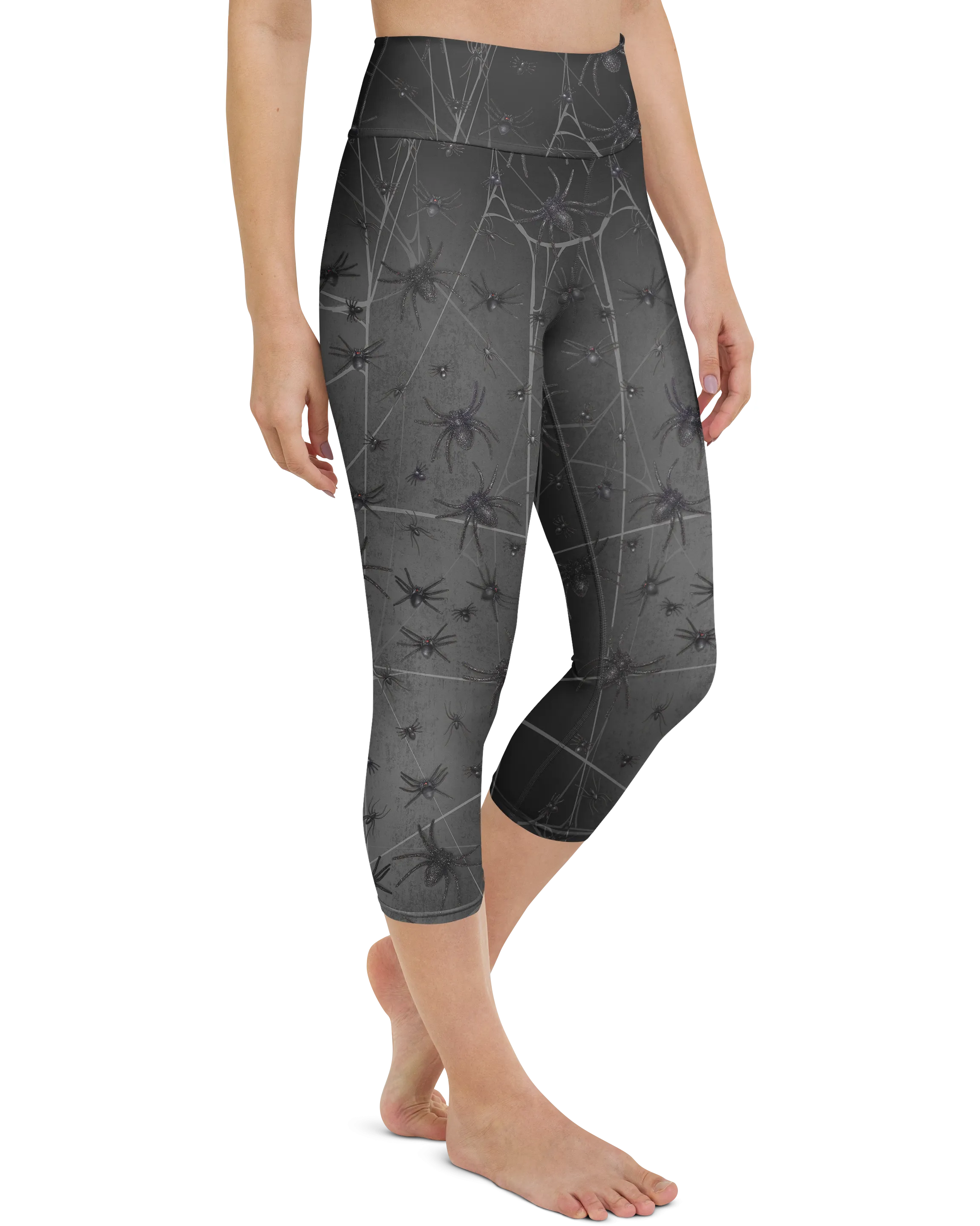 Crawling Spiders Yoga Capris