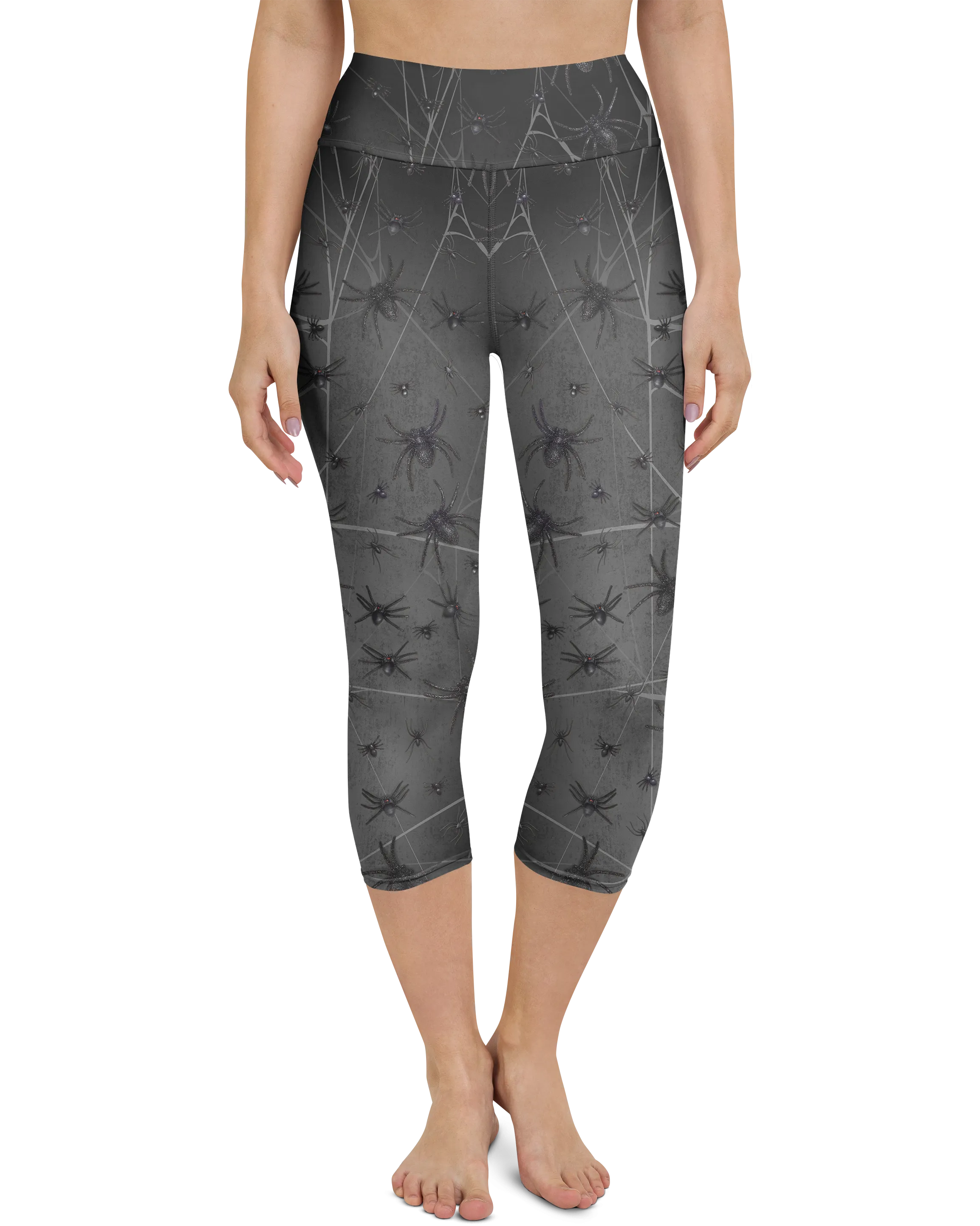 Crawling Spiders Yoga Capris