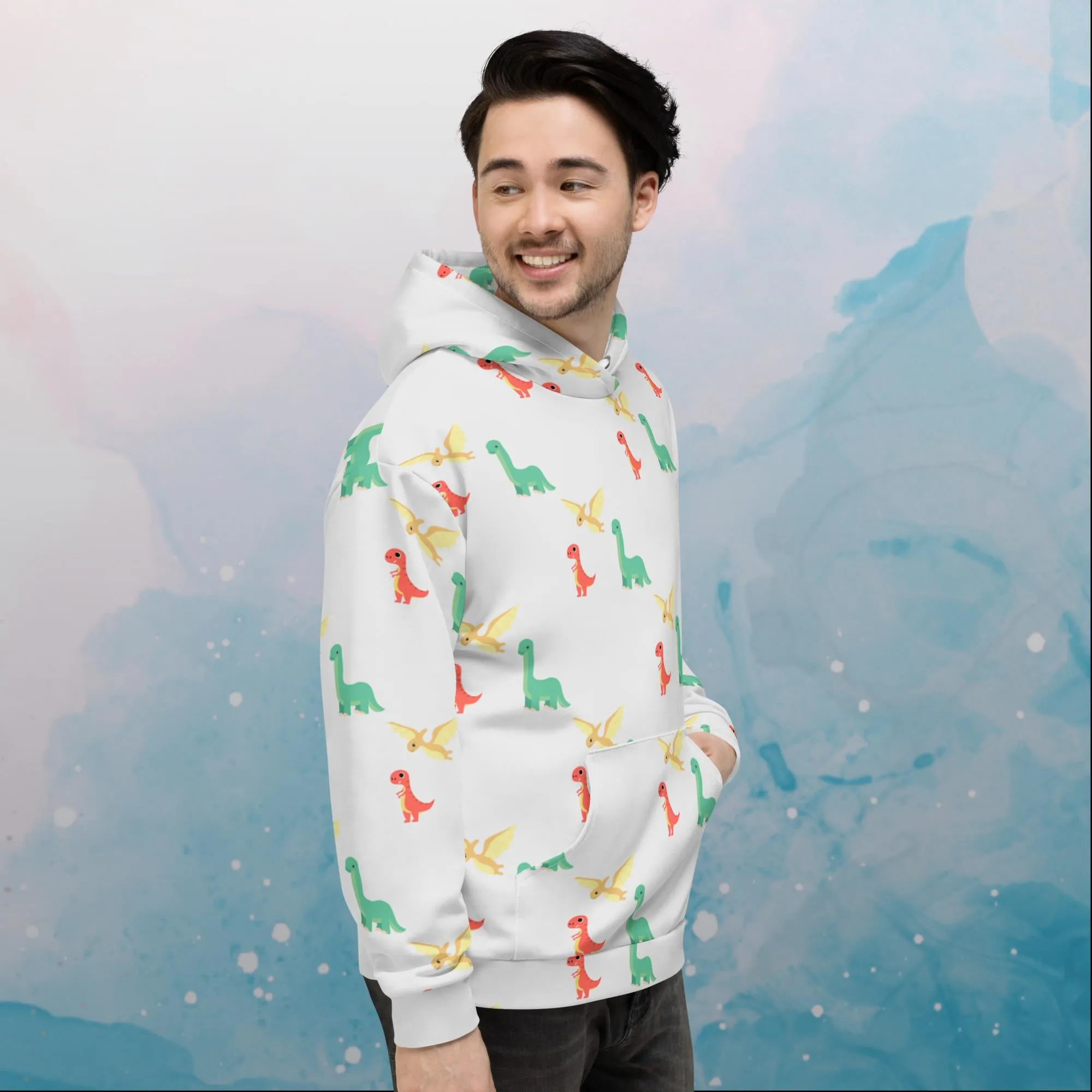 Cute Dinos Unisex Hoodie