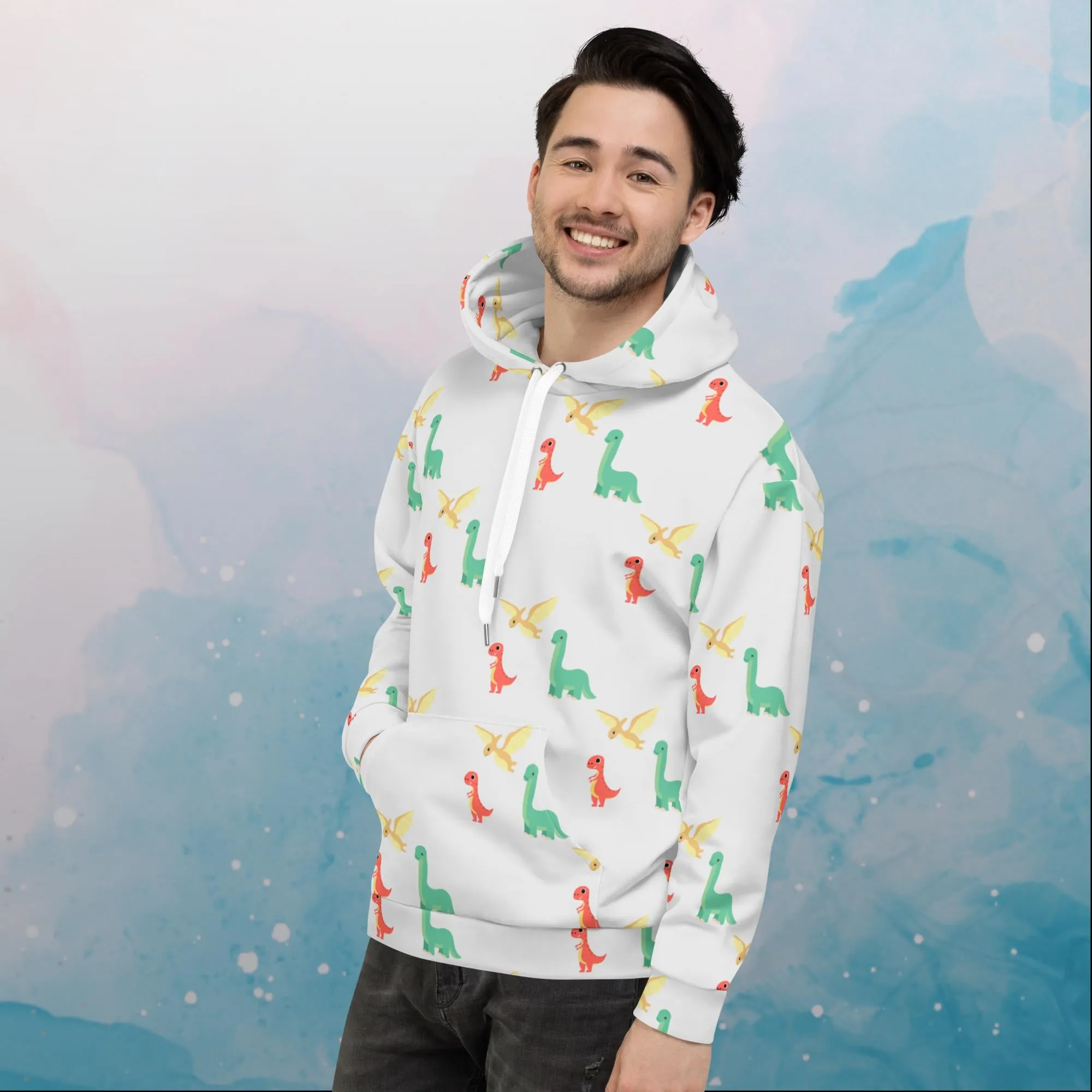 Cute Dinos Unisex Hoodie