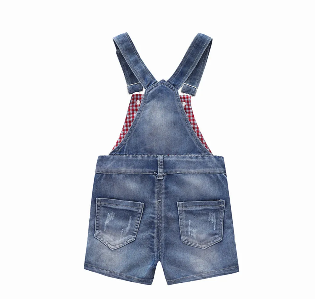 Cute Jeans Overalls Toddler Denim Shortalls