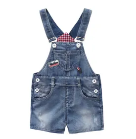 Cute Jeans Overalls Toddler Denim Shortalls